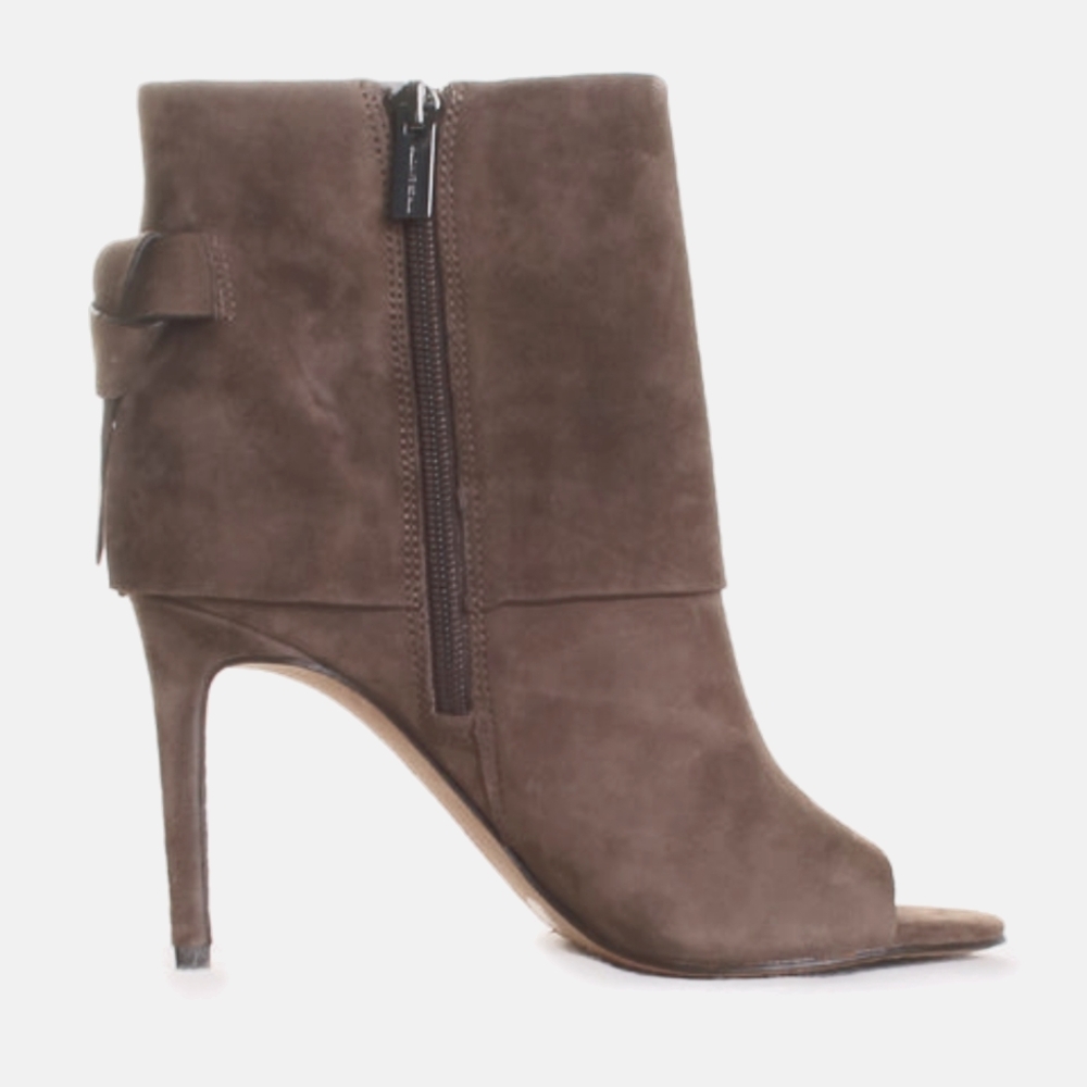 NEW VINCE CAMUTO | $159 Amesha Suede Foldover Heeled Bootie - Picture 7 of 11